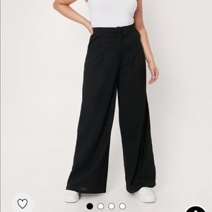 NEVER WORN - black wide leg trouser